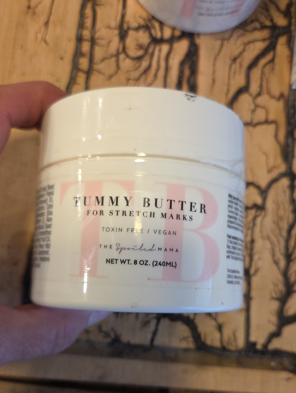 The Spolied MAMA Pink Tummy Butter for Stretch Marks - 8 oz